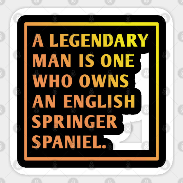 English Springer spaniel Sticker by BlackMeme94