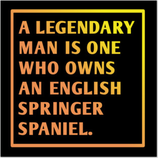 English Springer spaniel Posters and Art