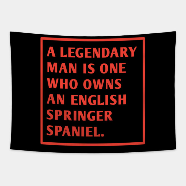 English Springer spaniel Tapestry by BlackMeme94