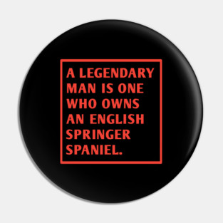 English Springer spaniel Pin