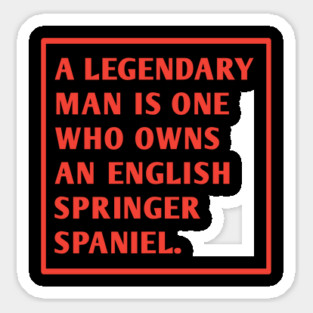 English Springer spaniel Sticker