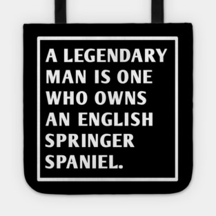 English Springer spaniel Tote