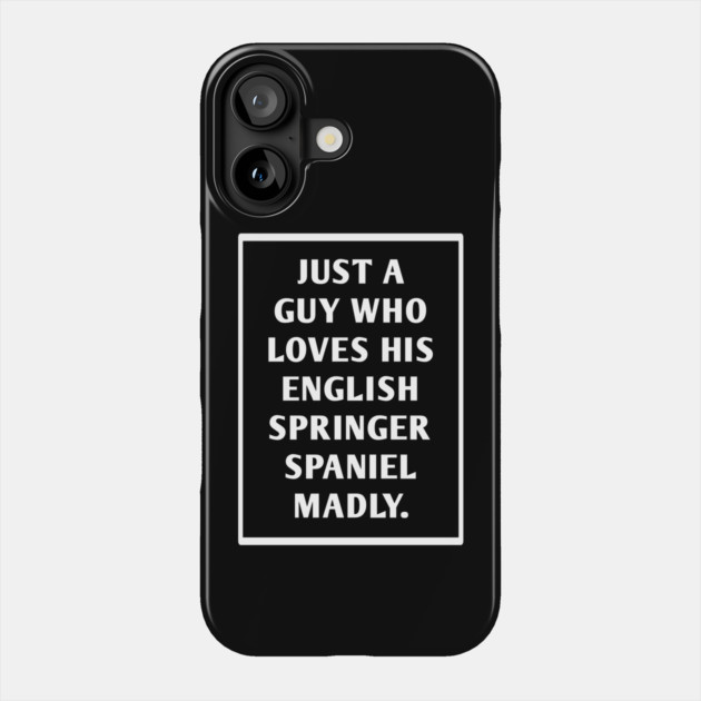 English Springer spaniel Phone Case by BlackMeme94