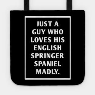 English Springer spaniel Tote