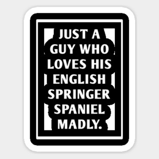 English Springer spaniel Sticker