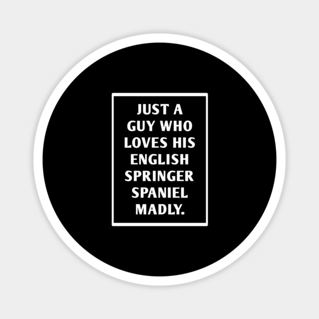 English Springer spaniel Magnet by BlackMeme94
