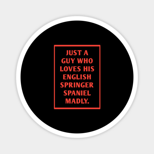 English Springer spaniel Magnet by BlackMeme94