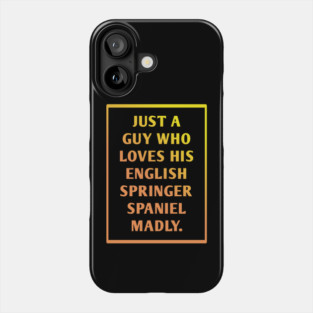 English Springer spaniel Phone Case