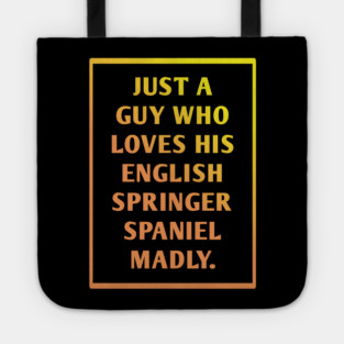 English Springer spaniel Tote