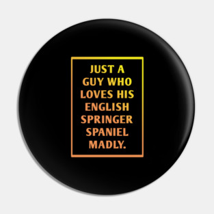 English Springer spaniel Pin