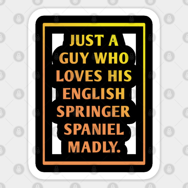 English Springer spaniel Sticker by BlackMeme94
