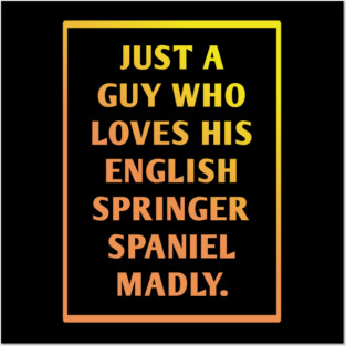 English Springer spaniel Posters and Art