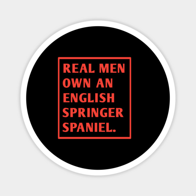English Springer spaniel Magnet by BlackMeme94