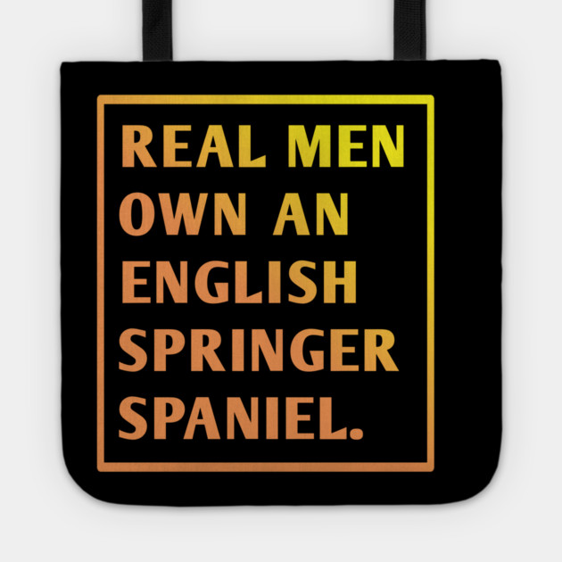 English Springer spaniel Tote by BlackMeme94