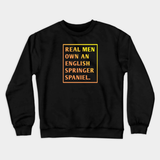English Springer spaniel Crewneck Sweatshirt by BlackMeme94