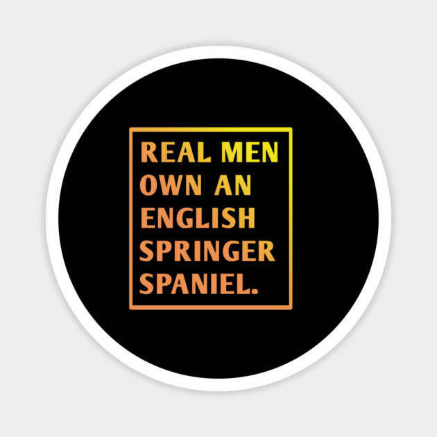 English Springer spaniel Magnet by BlackMeme94