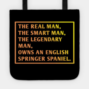 English Springer spaniel Tote