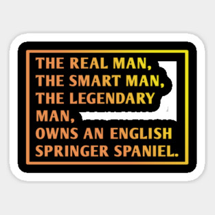 English Springer spaniel Sticker