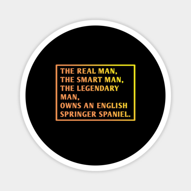 English Springer spaniel Magnet by BlackMeme94