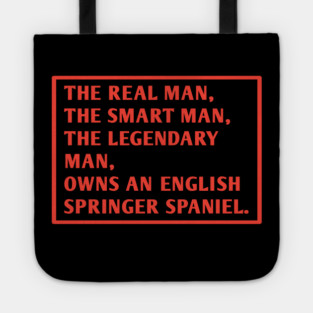 English Springer spaniel Tote