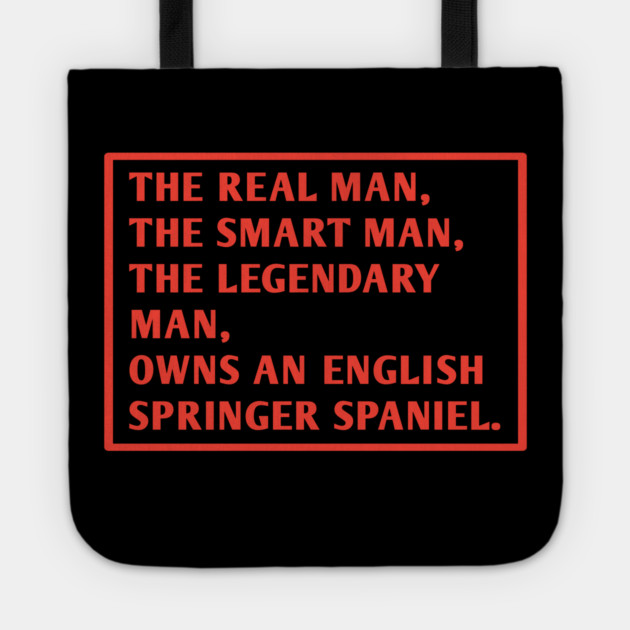 English Springer spaniel Tote by BlackMeme94