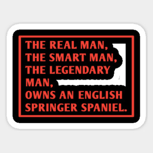 English Springer spaniel Sticker