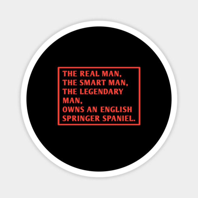 English Springer spaniel Magnet by BlackMeme94