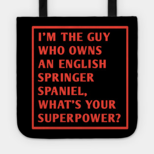 English Springer spaniel Tote