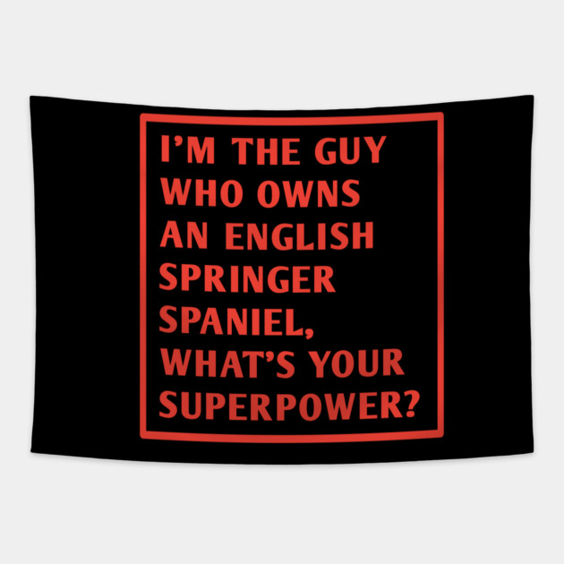 English Springer spaniel Tapestry by BlackMeme94