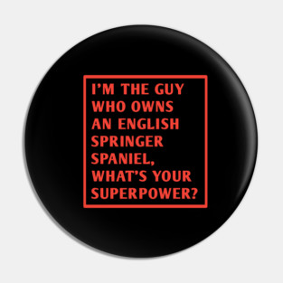 English Springer spaniel Pin
