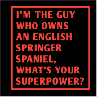 English Springer spaniel Posters and Art