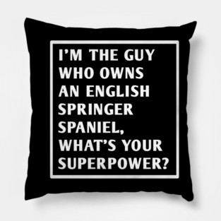 English Springer spaniel Pillow