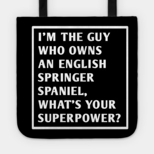 English Springer spaniel Tote