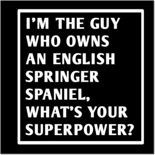 English Springer spaniel Posters and Art