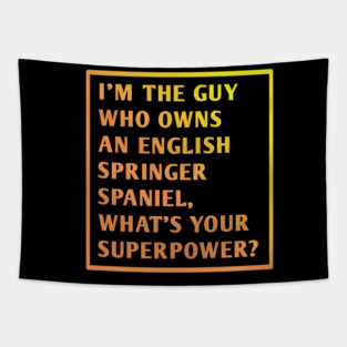English Springer spaniel Tapestry