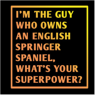 English Springer spaniel Posters and Art