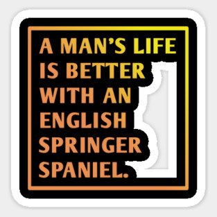 English Springer spaniel Sticker