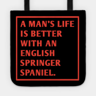 English Springer spaniel Tote