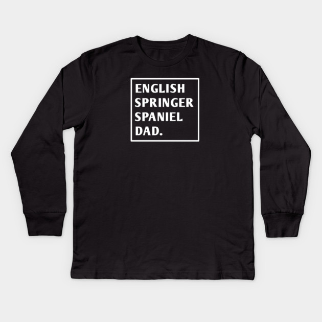 English Springer spaniel Kids Long Sleeve T-Shirt by BlackMeme94