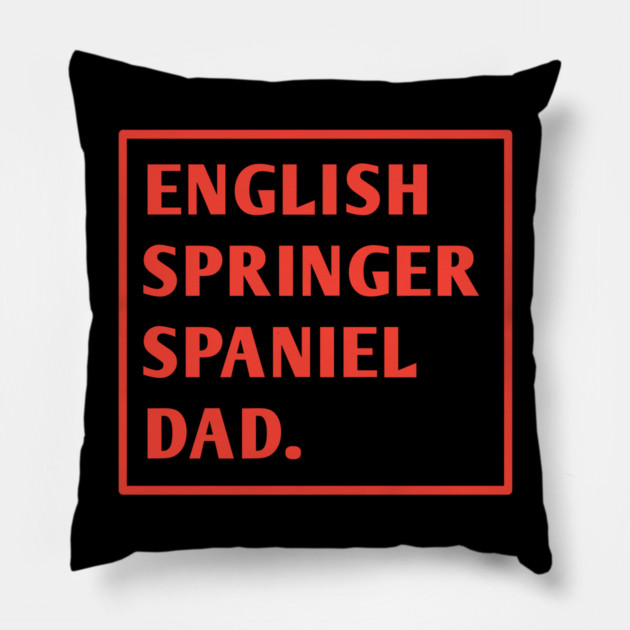 English Springer spaniel Pillow by BlackMeme94