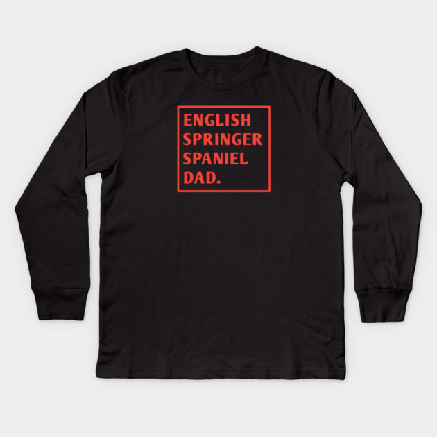 English Springer spaniel Kids Long Sleeve T-Shirt by BlackMeme94