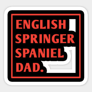 English Springer spaniel Sticker