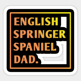English Springer spaniel Sticker