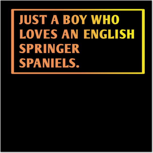 English Springer spaniel Wall Art by BlackMeme94