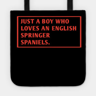English Springer spaniel Tote