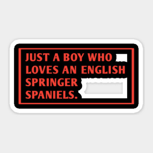 English Springer spaniel Sticker
