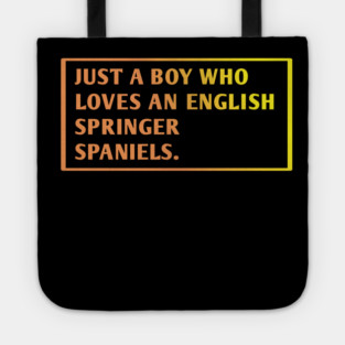 English Springer spaniel Tote