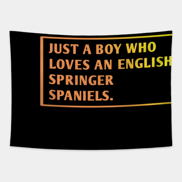 English Springer spaniel Tapestry by BlackMeme94