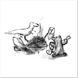 Big Thief Dragon New Warm Mountain I Believe In You Halftone Design Posters and Art