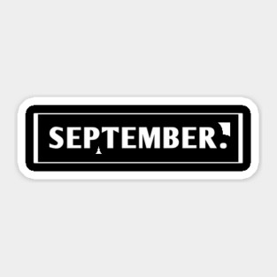 September Sticker